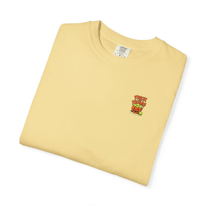 Trick or Tennis Halloween Garment-Dyed T-shirt