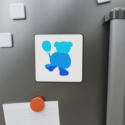 Tennis Teddy Bear - Die-Cut Magnets