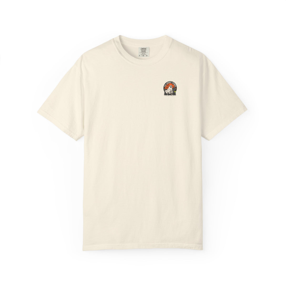 Headband Ghost Halloween Garment-Dyed T-shirt