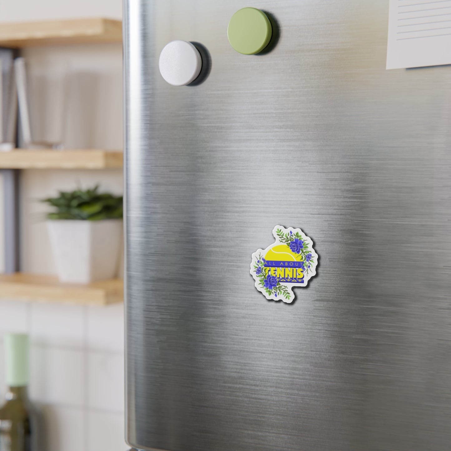 All About Tennis Floral Magnets