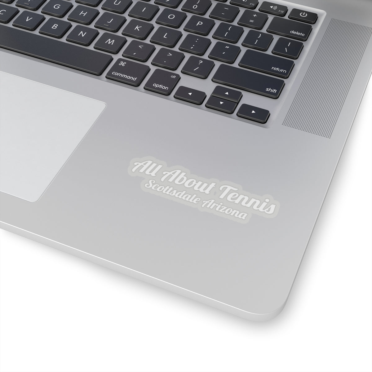 All About Tennis Scottsdale Arizona Stickers (White Lobster)