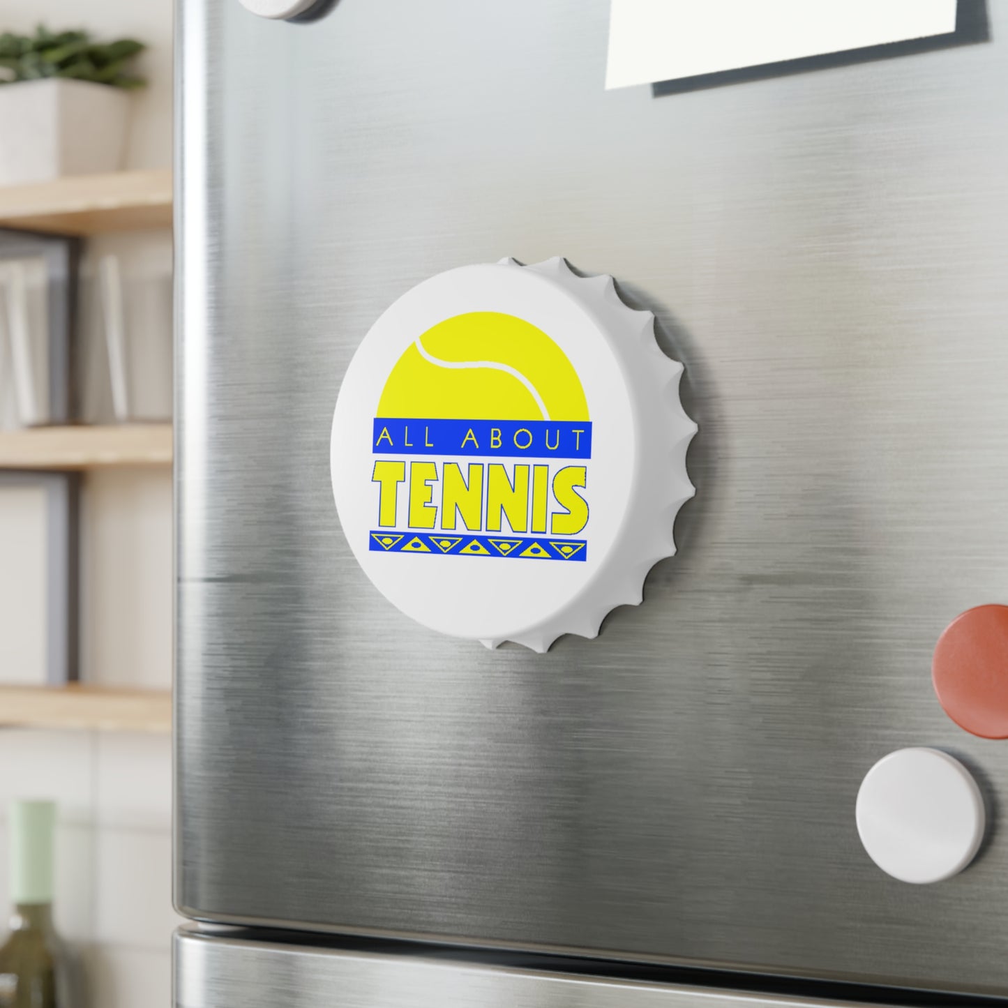 All About Tennis Bottle Opener (Light Yellow)