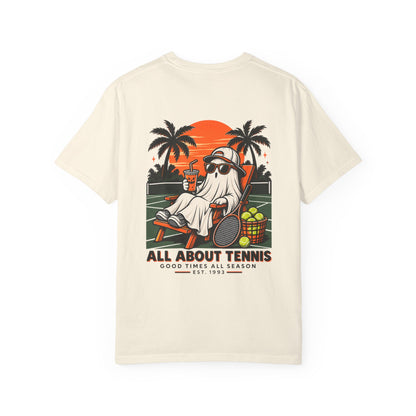 Good Times All Season Ghost Halloween Garment-Dyed T-shirt