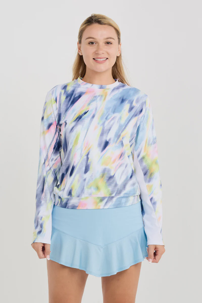 Pullover - Aurora Sky Women's Tennis Shirt