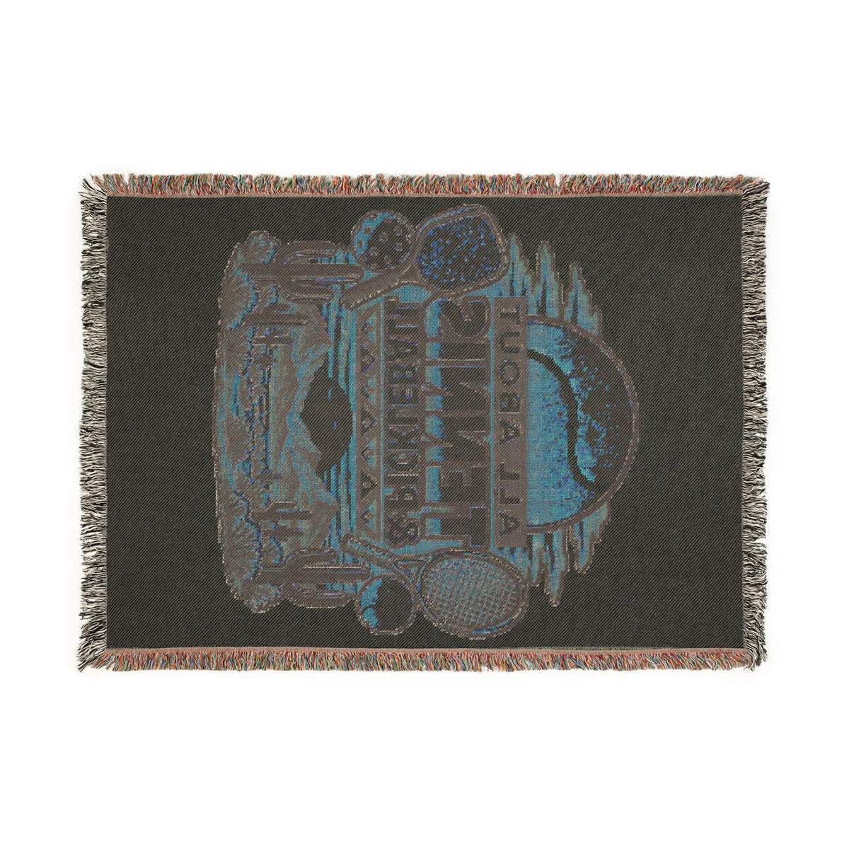 All About Tennis Woven Blanket
