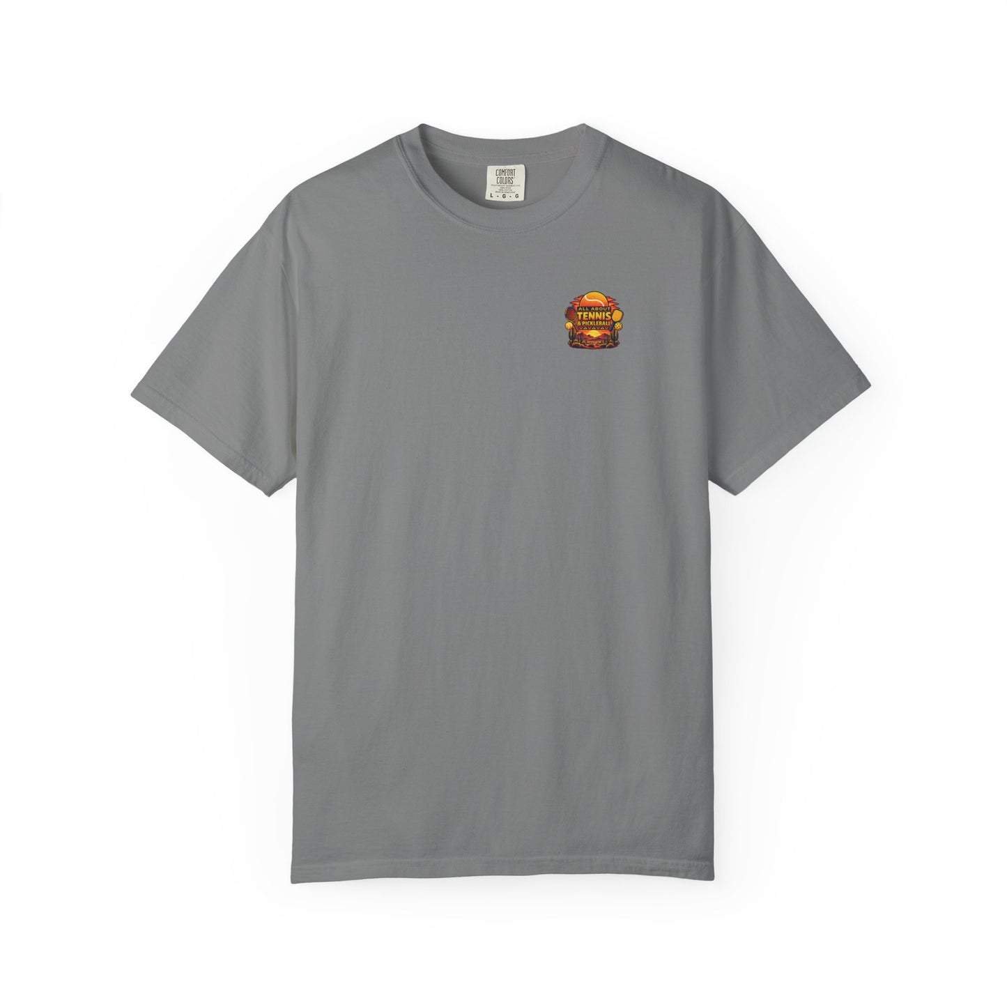All About Tennis Sunset Garment-Dyed T-shirt