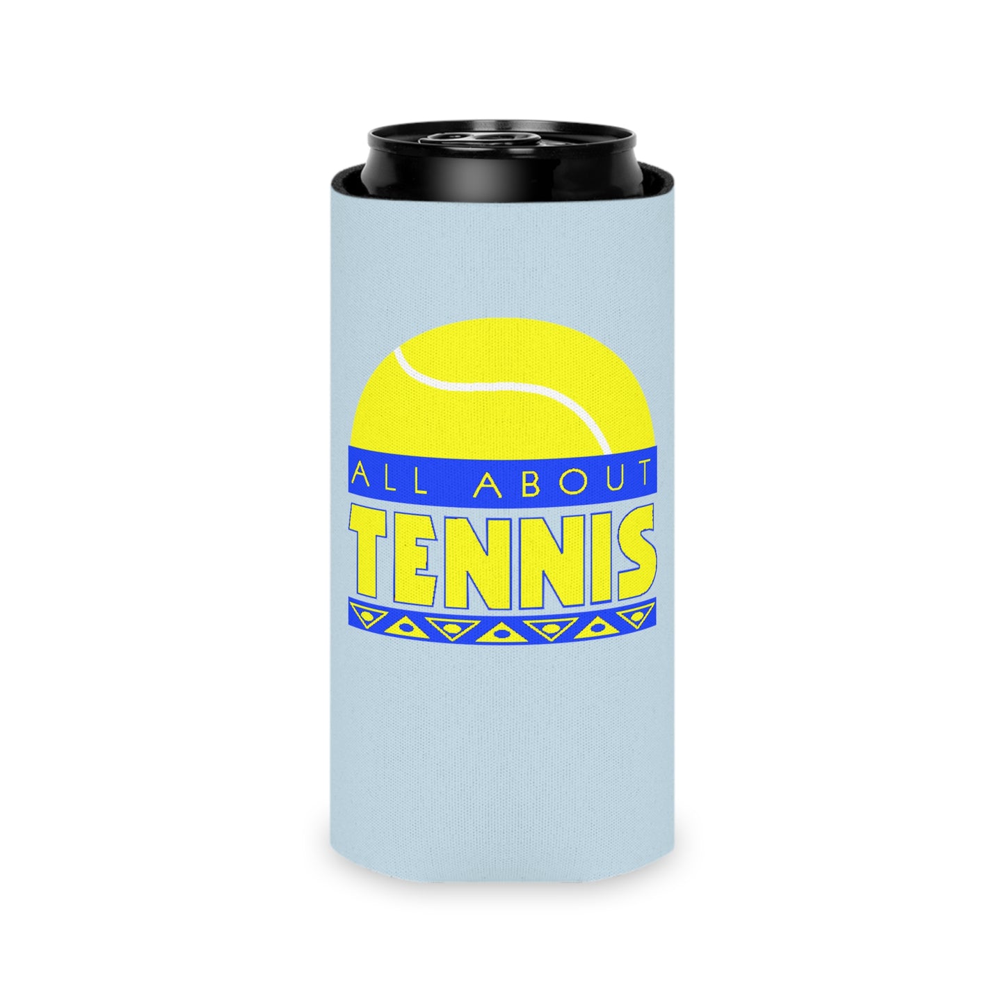 Tennis Mom Can Cooler (Blue)