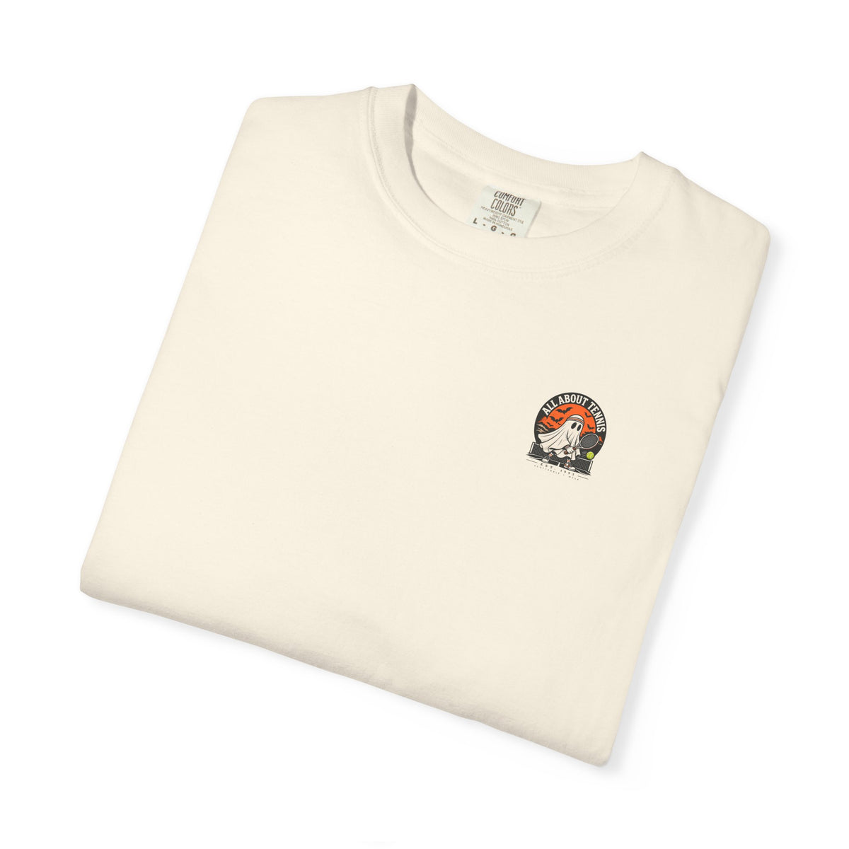 Headband Ghost Halloween Garment-Dyed T-shirt