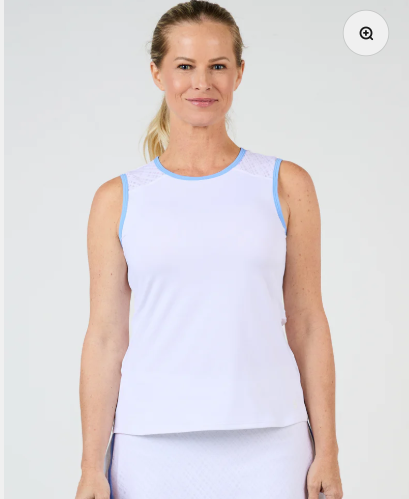 Sofibella Women's Spring Tide Sleeveless Tank   2359-WHT