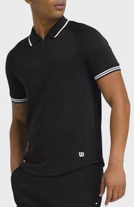 Wilson Men's Player's Seamless Polo - WM00147511 BKA