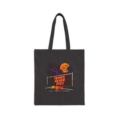 Tennis Never Dies Halloween Canvas Tote Bag