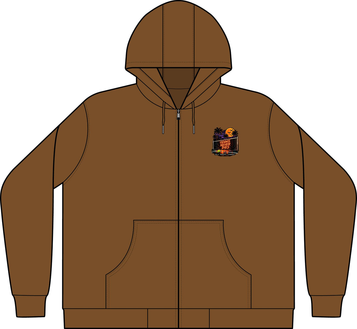 Tennis Never Dies Halloween Duck Cloth Work Jacket