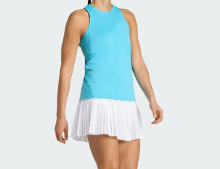 Adidas Women's Club Tank Signal Cyan- KF0918