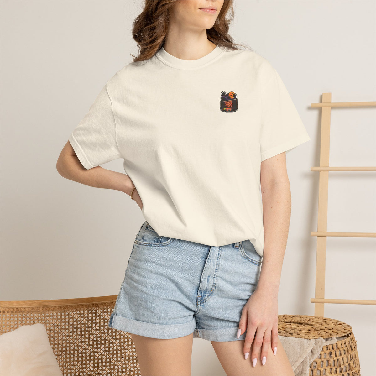 Tennis Never Dies All About Tennis Halloween Garment-Dyed T-shirt