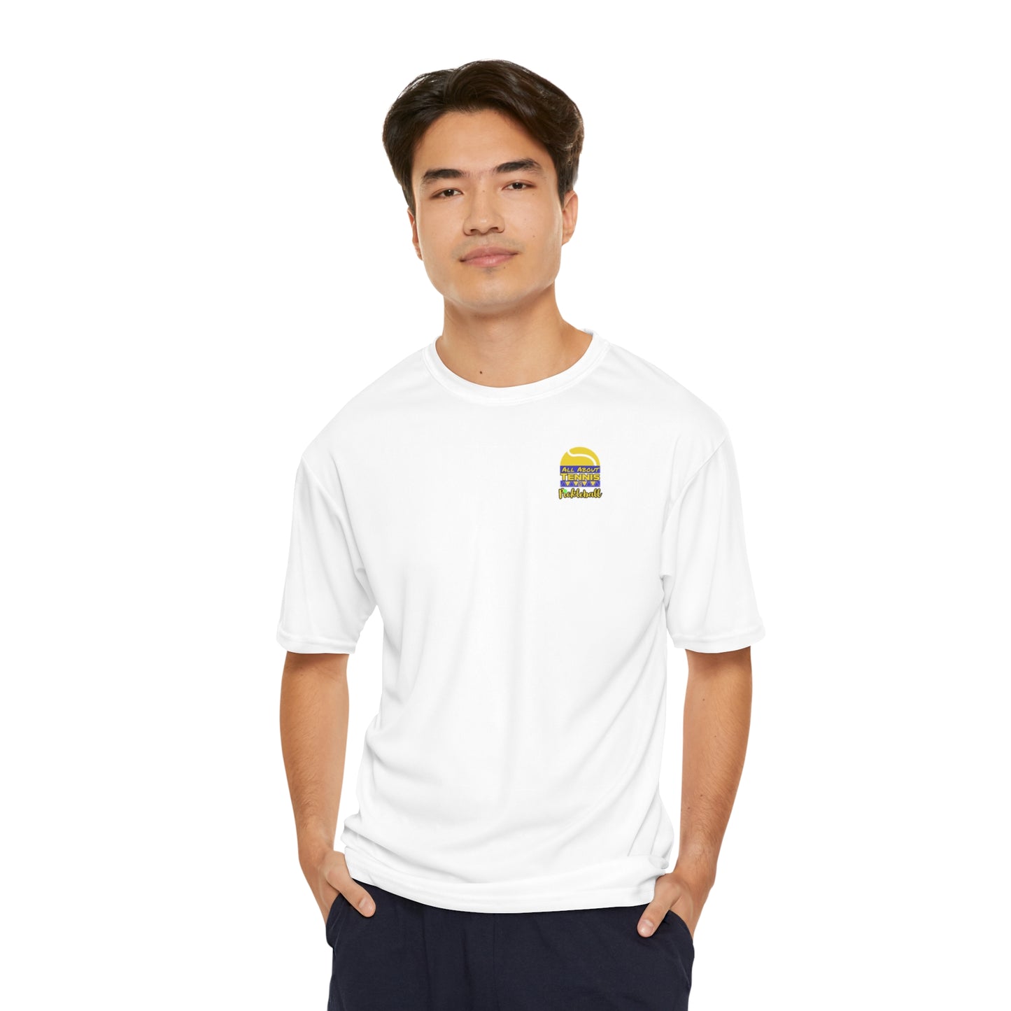 All About Tennis and Pickleball Logo Men's Performance T-Shirt