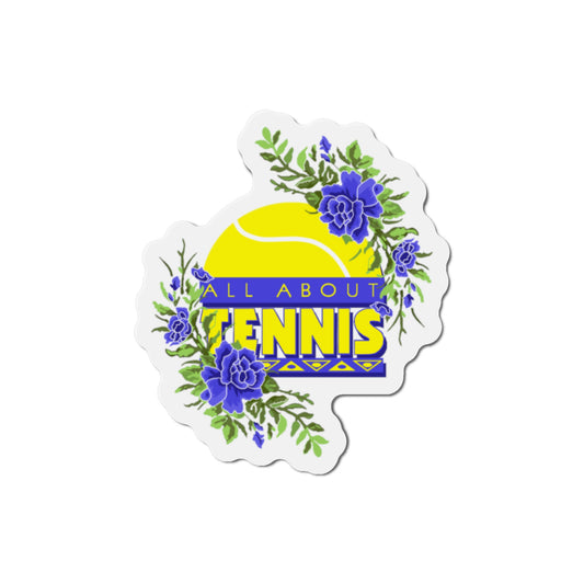 All About Tennis Floral Magnets
