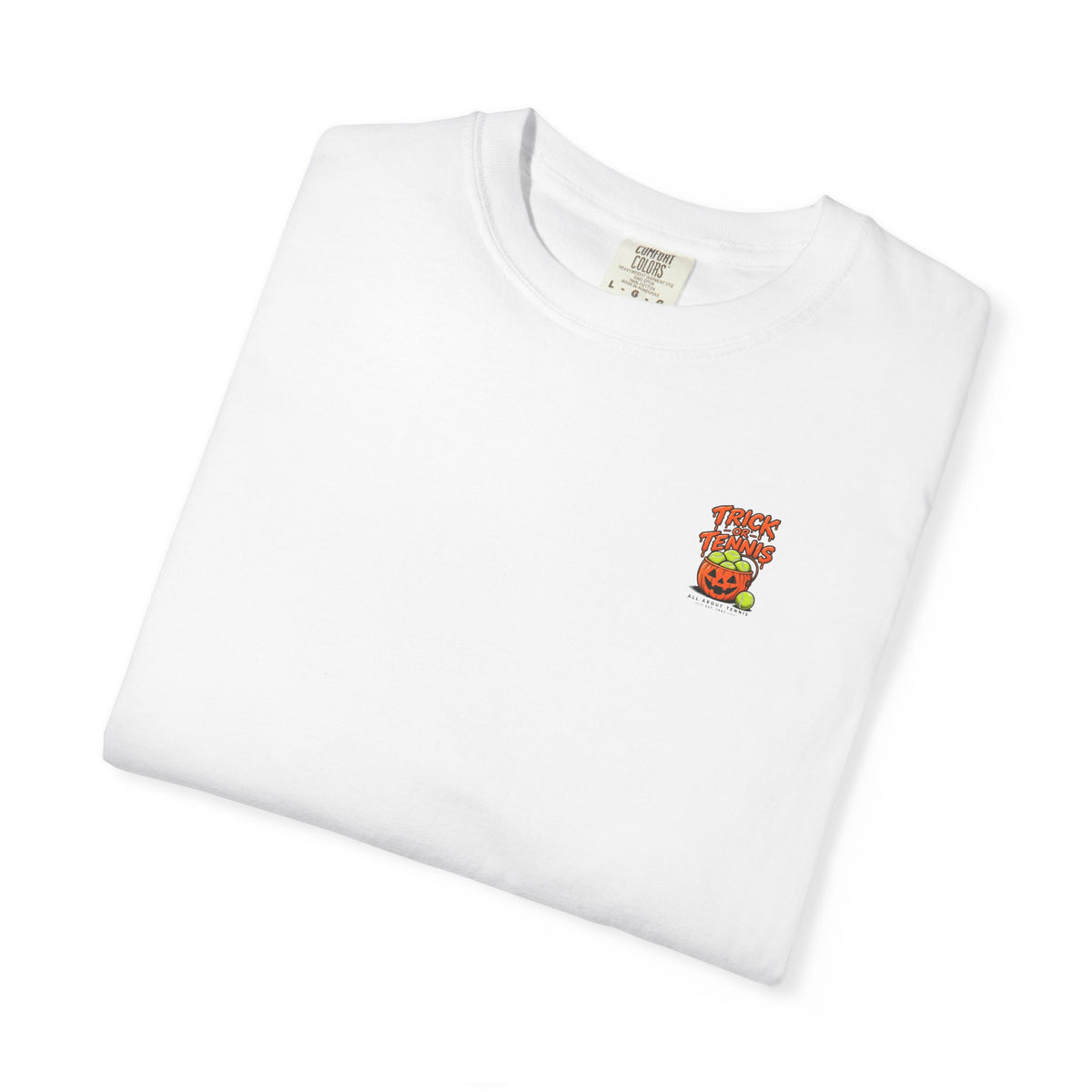 Trick or Tennis Halloween Garment-Dyed T-shirt