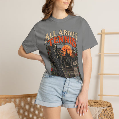All About Tennis Halloween Garment-Dyed T-shirt
