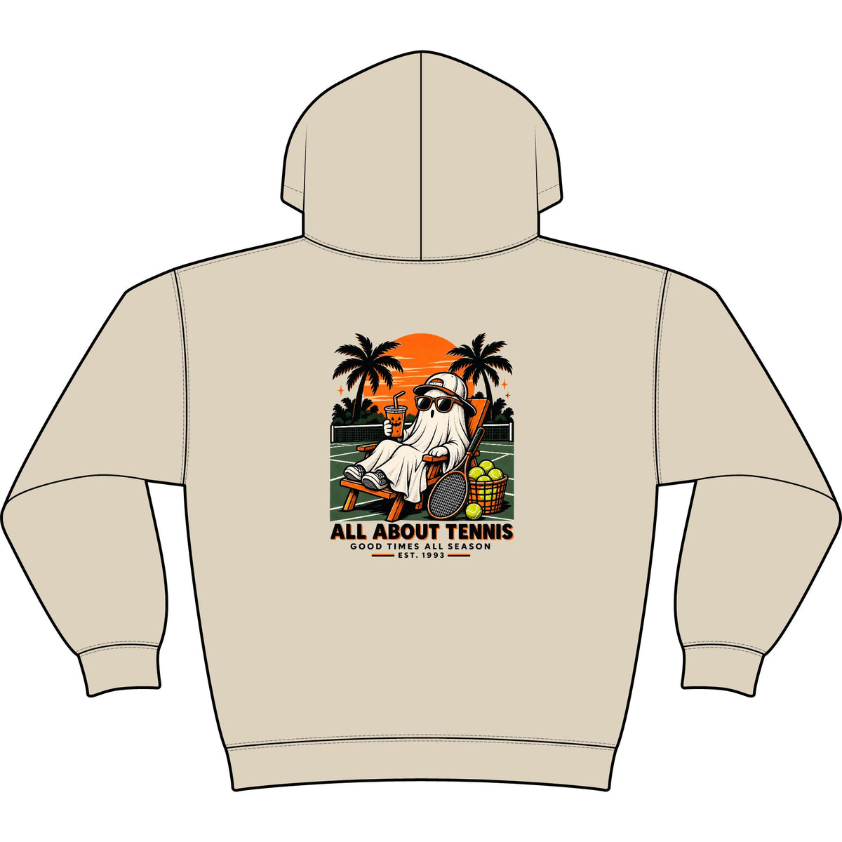 Good Times All Season Ghost Halloween Heavy Hoodie