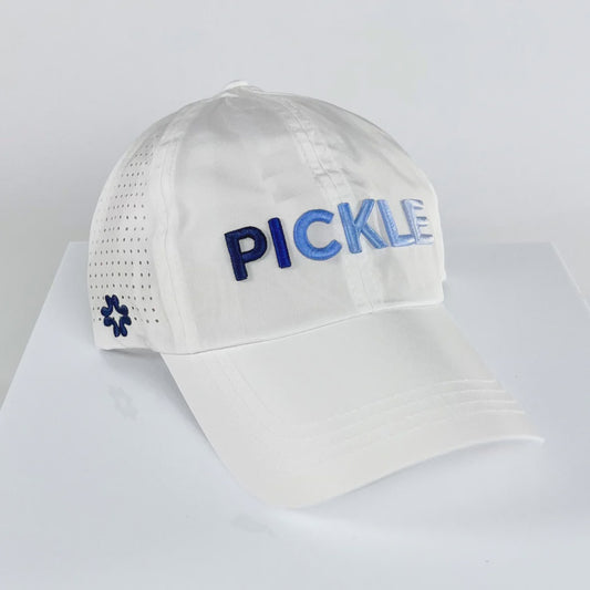 PICKLE Blue Ombre Puff, Sun Goddess, Tuck In Strap, white, UPF 50+