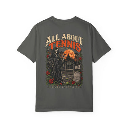 Tennis Yard All About Tennis Halloween Garment-Dyed T-shirt
