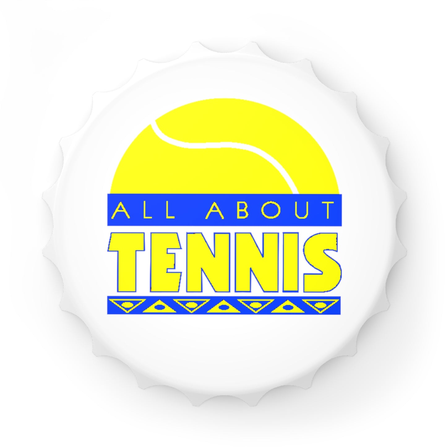 All About Tennis Bottle Opener (Light Yellow)