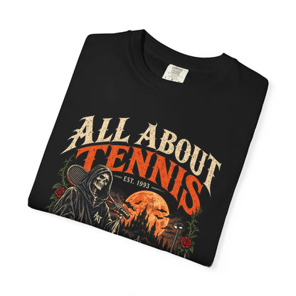 All About Tennis Halloween Garment-Dyed T-shirt