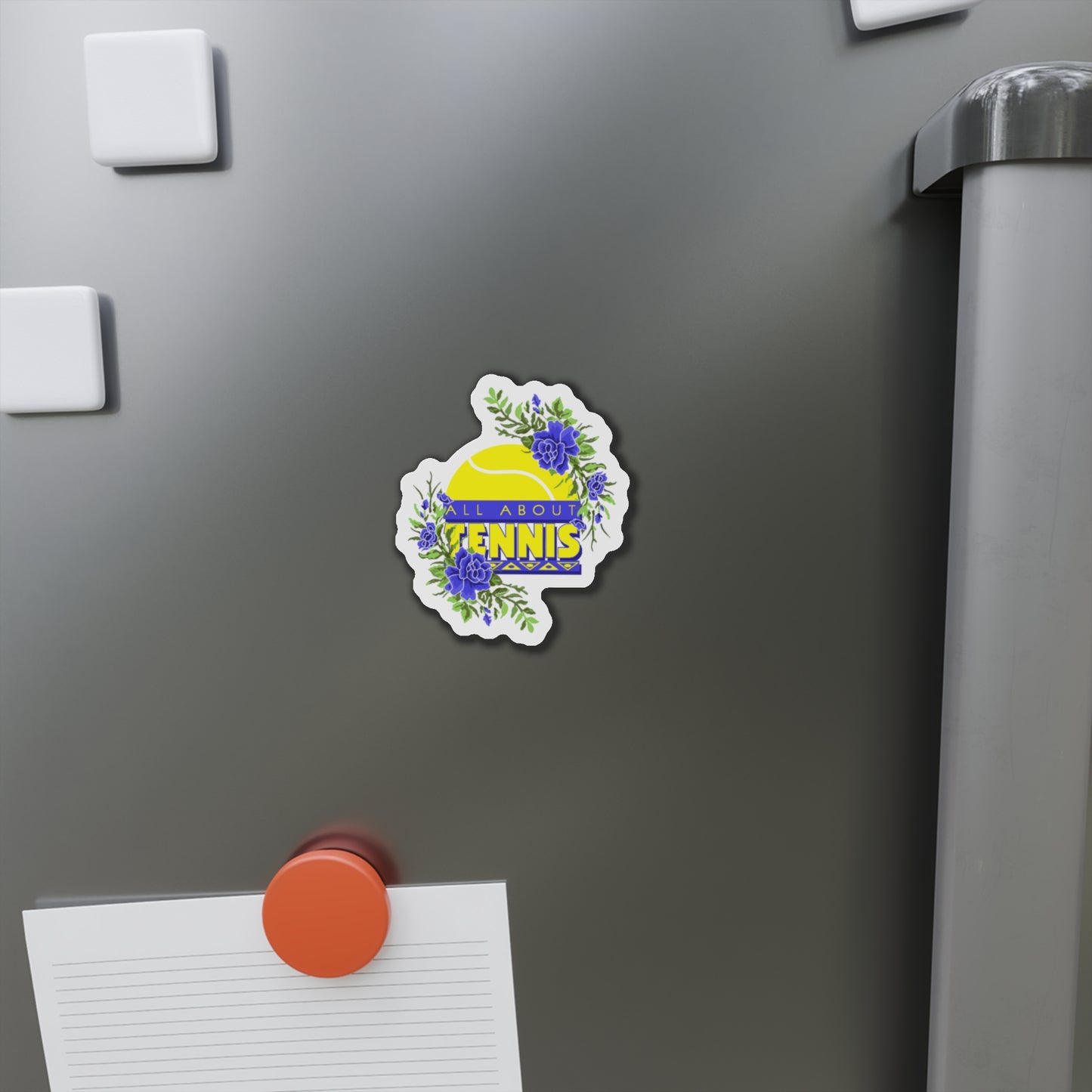 All About Tennis Floral Magnets
