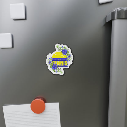 All About Tennis Floral Magnets