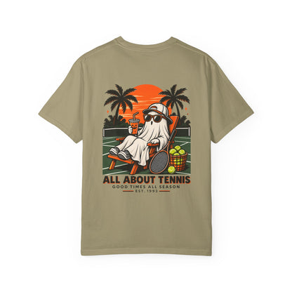 Good Times All Season Ghost Halloween Garment-Dyed T-shirt