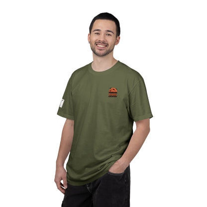 Spooky Tennis Embroidery All About Tennis Garment-Dyed T-shirt