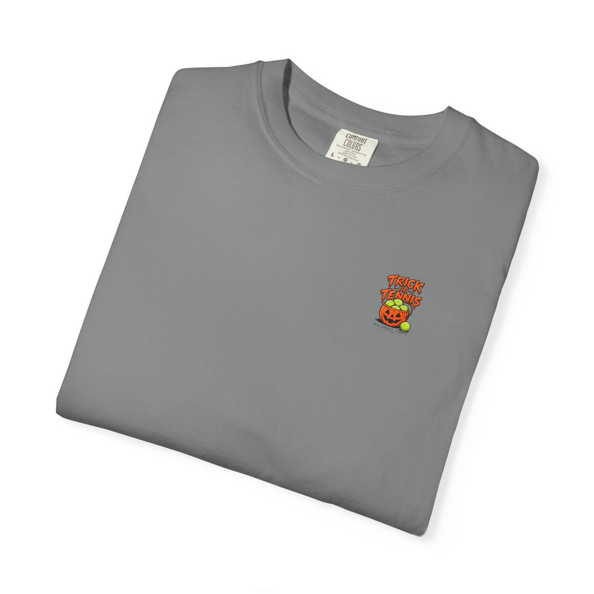 Trick or Tennis Halloween Garment-Dyed T-shirt