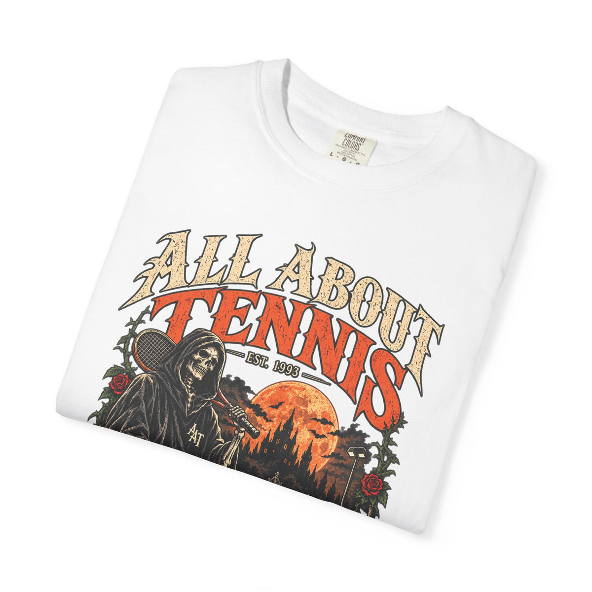 All About Tennis Halloween Garment-Dyed T-shirt