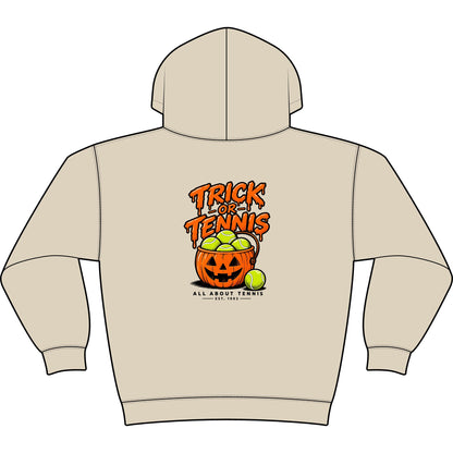 Trick or Tennis Halloween Heavy Hoodie