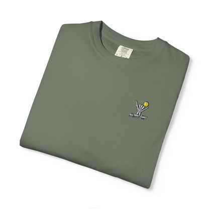 Skeleton Shaka Halloween Garment-Dyed T-shirt