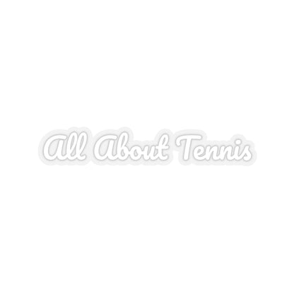 All About Tennis Stickers (White Pacifico)