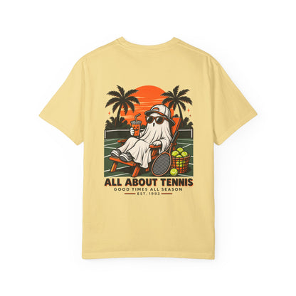 Good Times All Season Ghost Halloween Garment-Dyed T-shirt