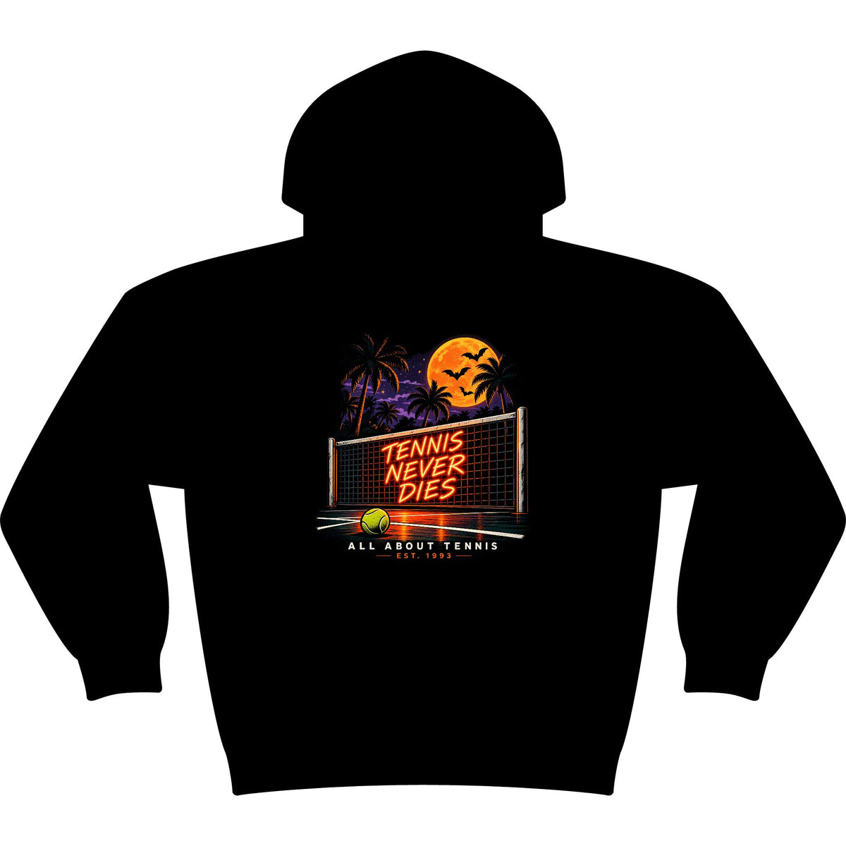 Tennis Never Dies Halloween Heavy Hoodie