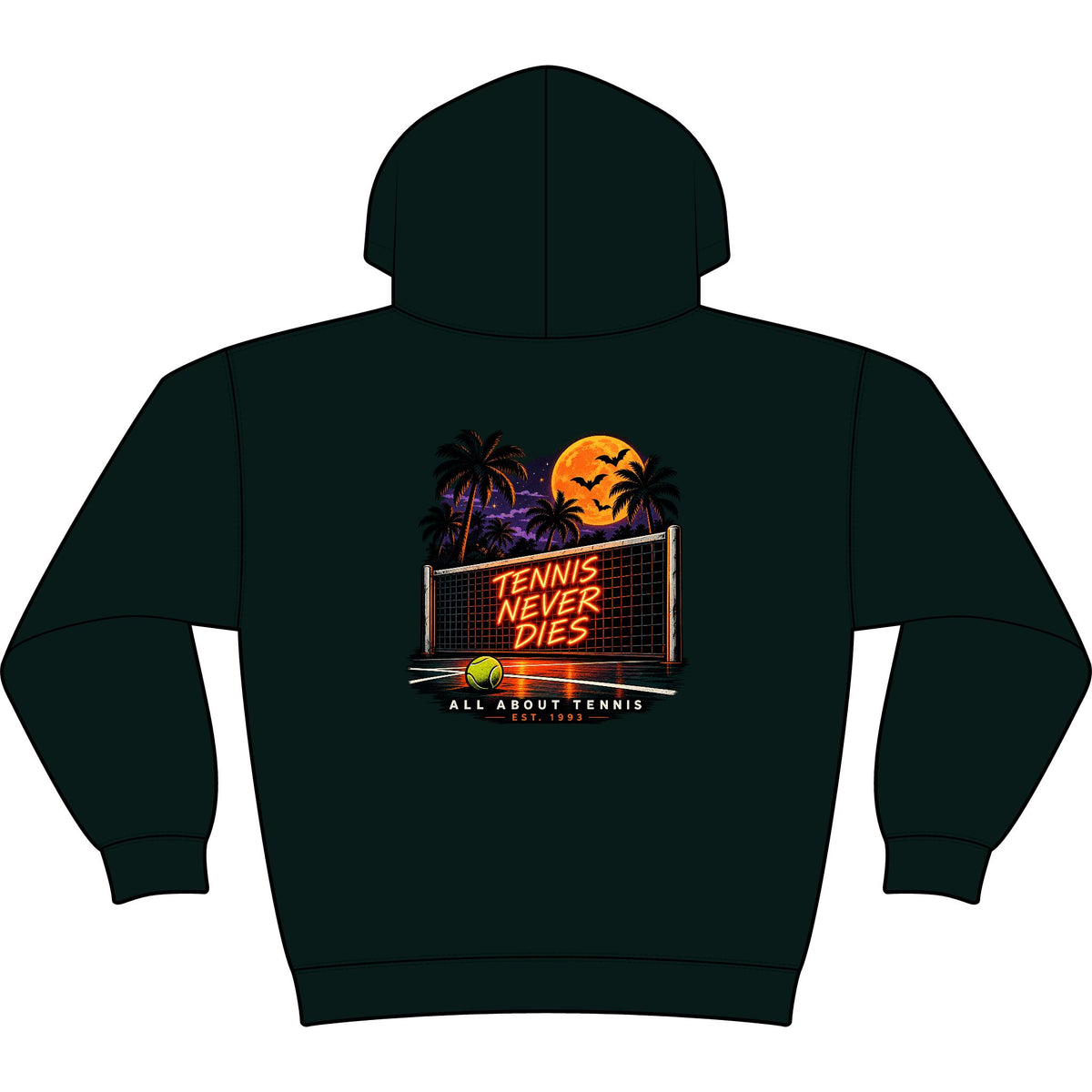 Tennis Never Dies Halloween Heavy Hoodie