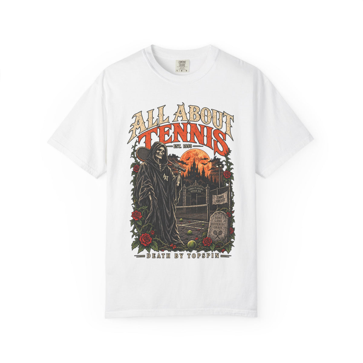 All About Tennis Halloween Garment-Dyed T-shirt