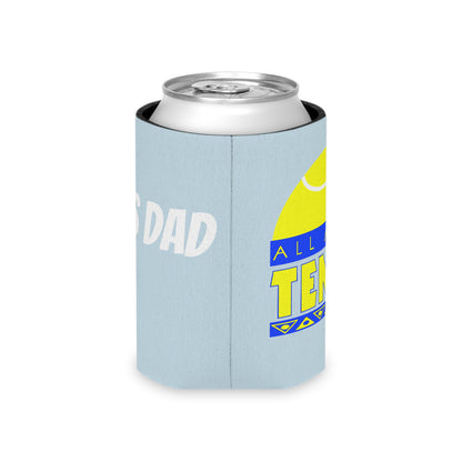 Tennis Dad Can Cooler (Blue)