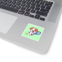 Load image into Gallery viewer, Tennis Dog Stickers (Mint)
