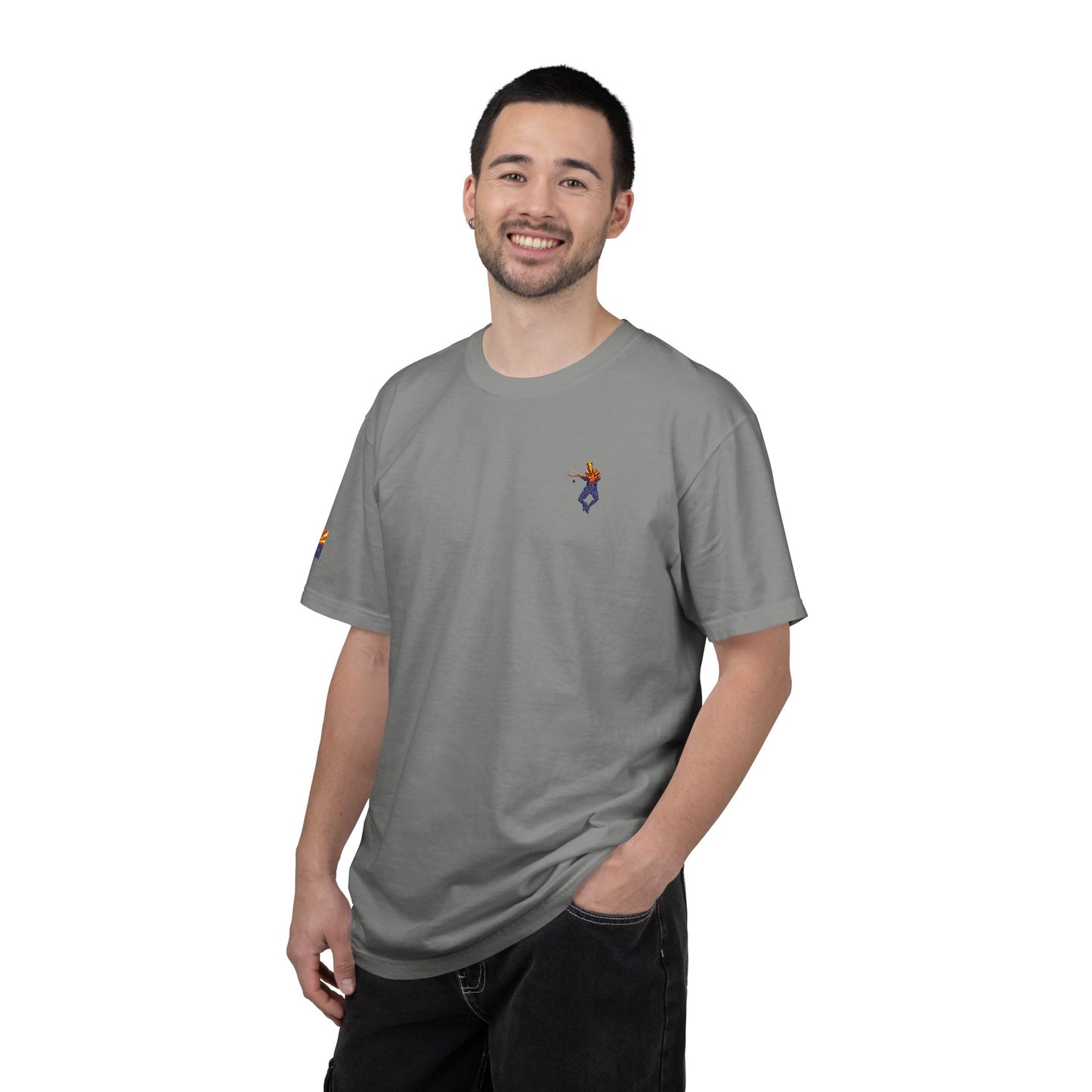 Nathan AZ Embroidery Garment-Dyed T-shirt