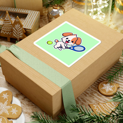 Tennis Dog Stickers (Mint)