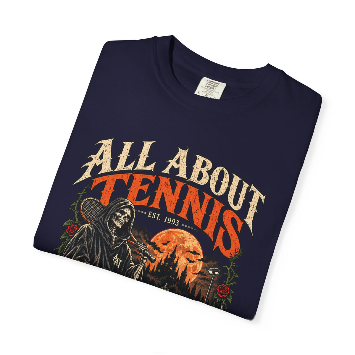 All About Tennis Halloween Garment-Dyed T-shirt