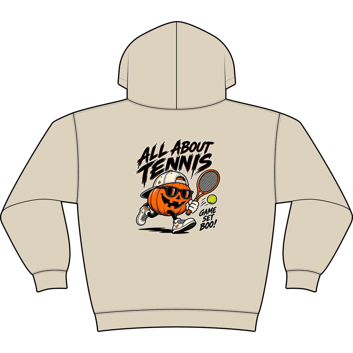 Game Set Boo Halloween Heavy Hoodie