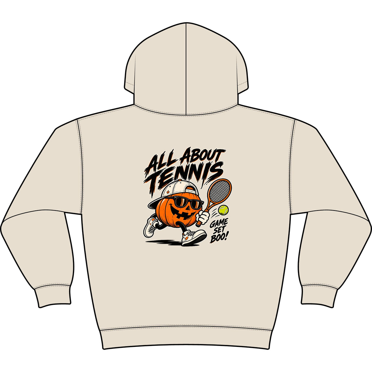 Game Set Boo Halloween Heavy Hoodie