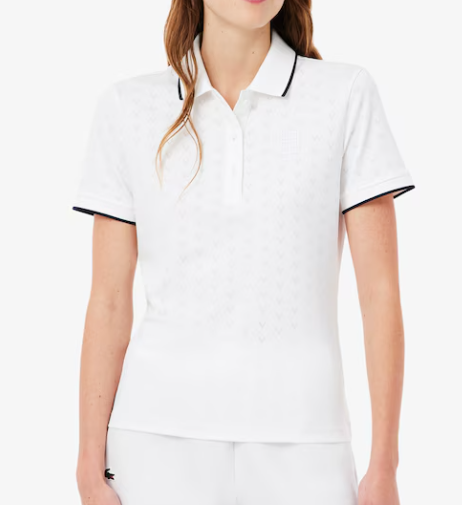 Lacoste Women's Tennis Heritage Ultra Dry Stretch Polo- PF0232 51 001