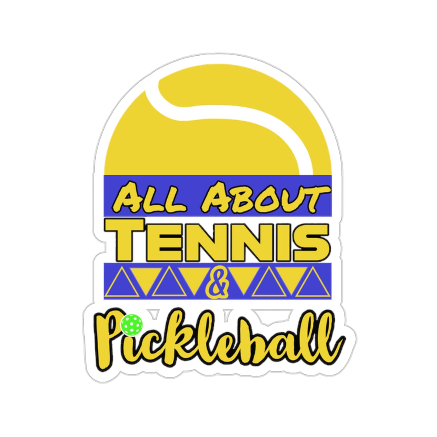 All About Tennis & Pickleball Stickers