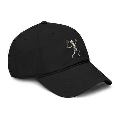 All About Tennis Skeleton Garment Washed Baseball Cap